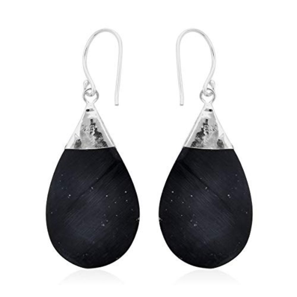 Shell Dangle Drop Earrings - Picture 3 of 5